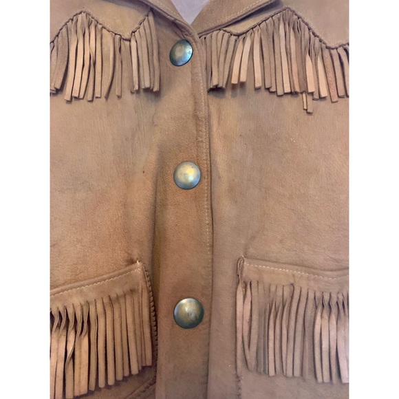 💕SOLD💕 1970’s Vintage Western Fringe Jacket - Picture 3 of 5